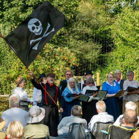 The Pirates singing at York House