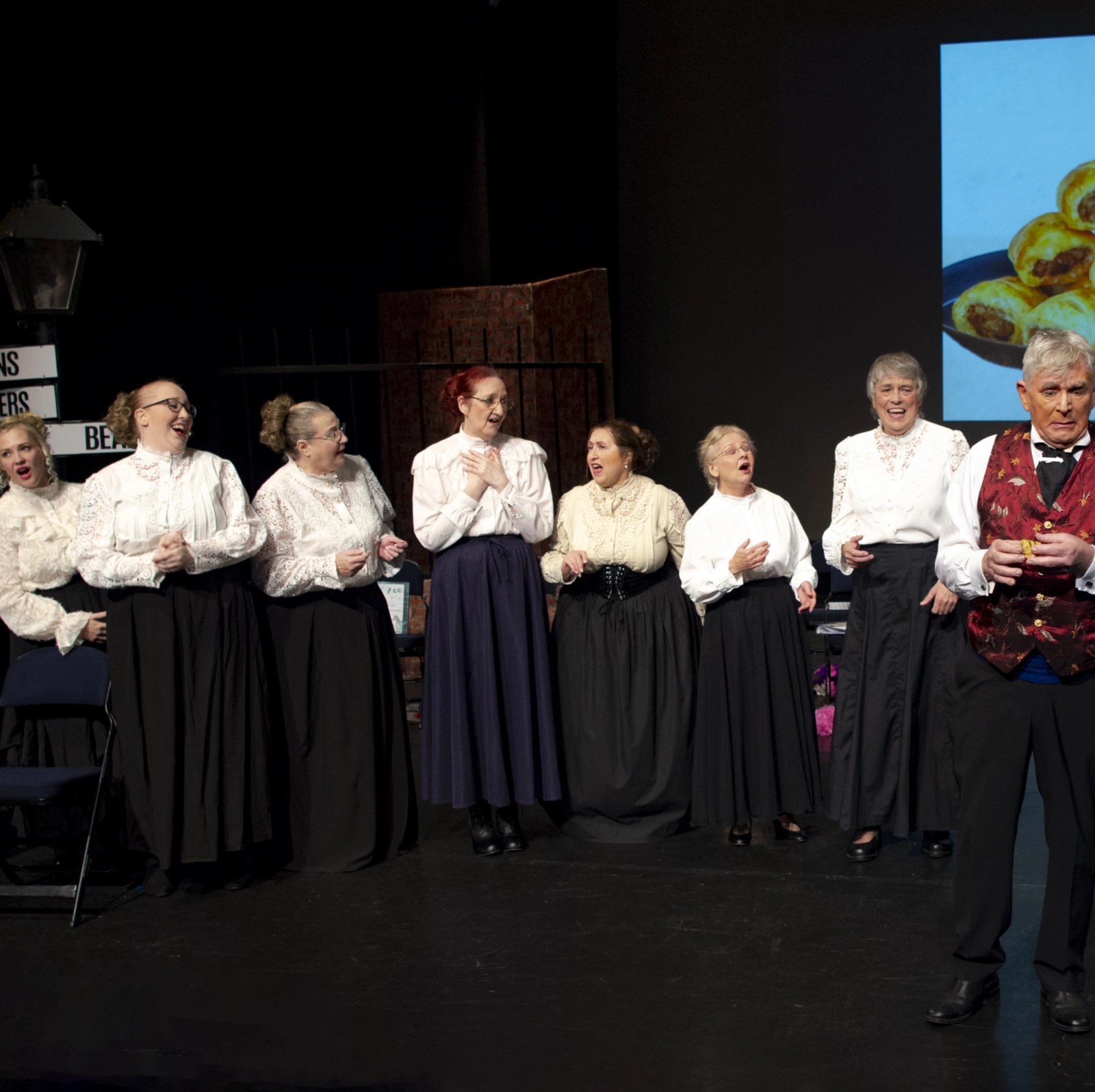 The sausage roll song was a big hit at Stantonbury theatre
